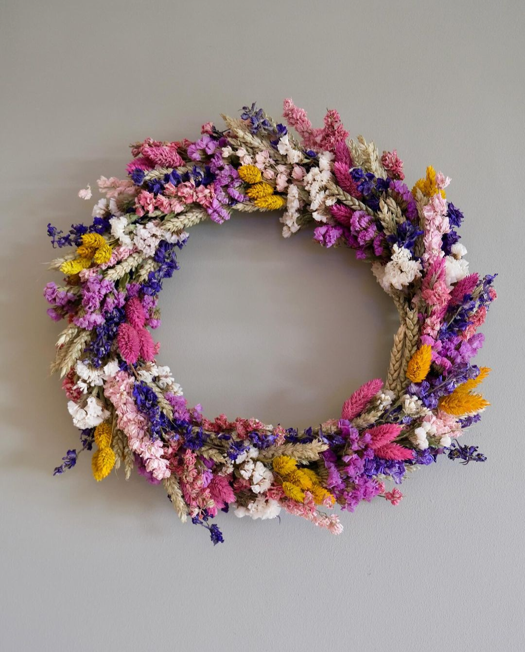 Dried Flower Wreath (Full Circle)